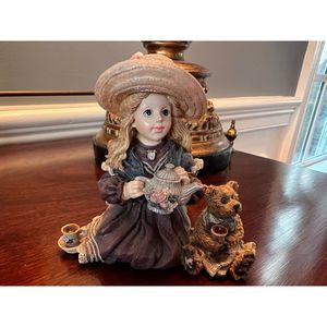 Boyds Bears Yesterdays' Child Whitney with Wilson Tea Party